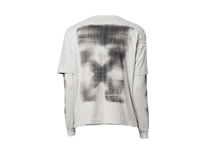 OFF-WHITE Jumbo Arrow Double L/S T-shirt White