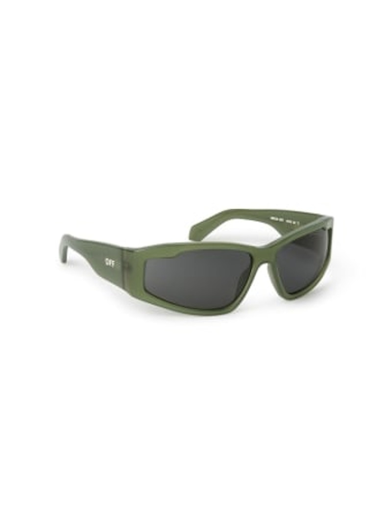 OFF-WHITE Kimball Sunglasses Olive Green/Dark Grey/Grey (OERI118S24PLA0015707-FR)