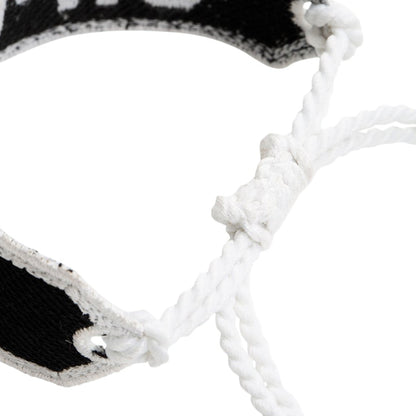 OFF-WHITE Knot Bracelet Black/White