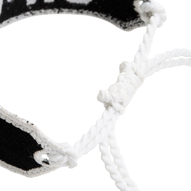OFF-WHITE Knot Bracelet Black/White