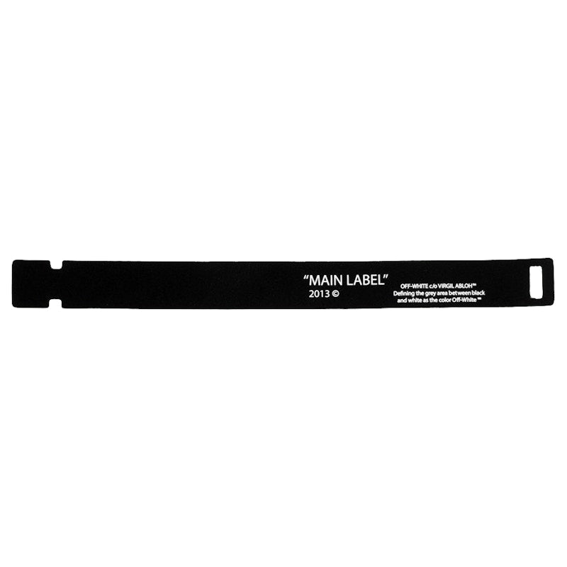 OFF-WHITE Label Bracelet Black/White
