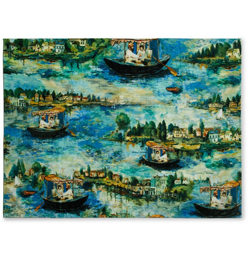 OFF-WHITE Lake Print Beach Towel (SS19) Multicolor
