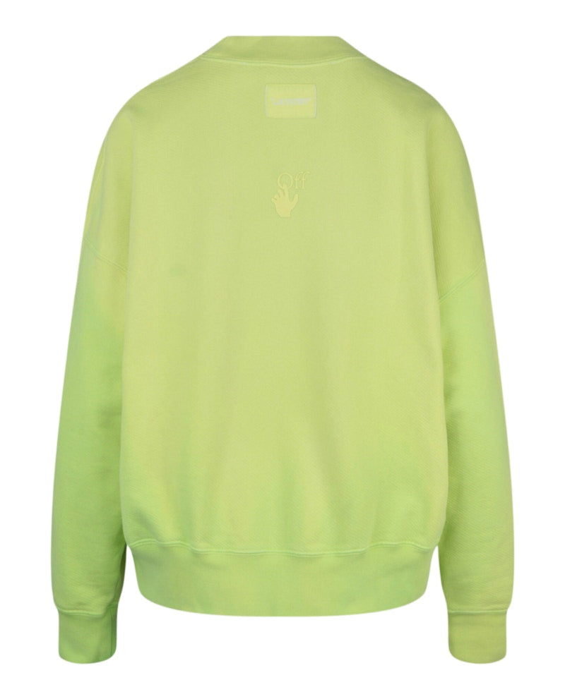 OFF-WHITE Laundry Crewneck Sweater Yellow