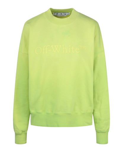 OFF-WHITE Laundry Crewneck Sweater Yellow