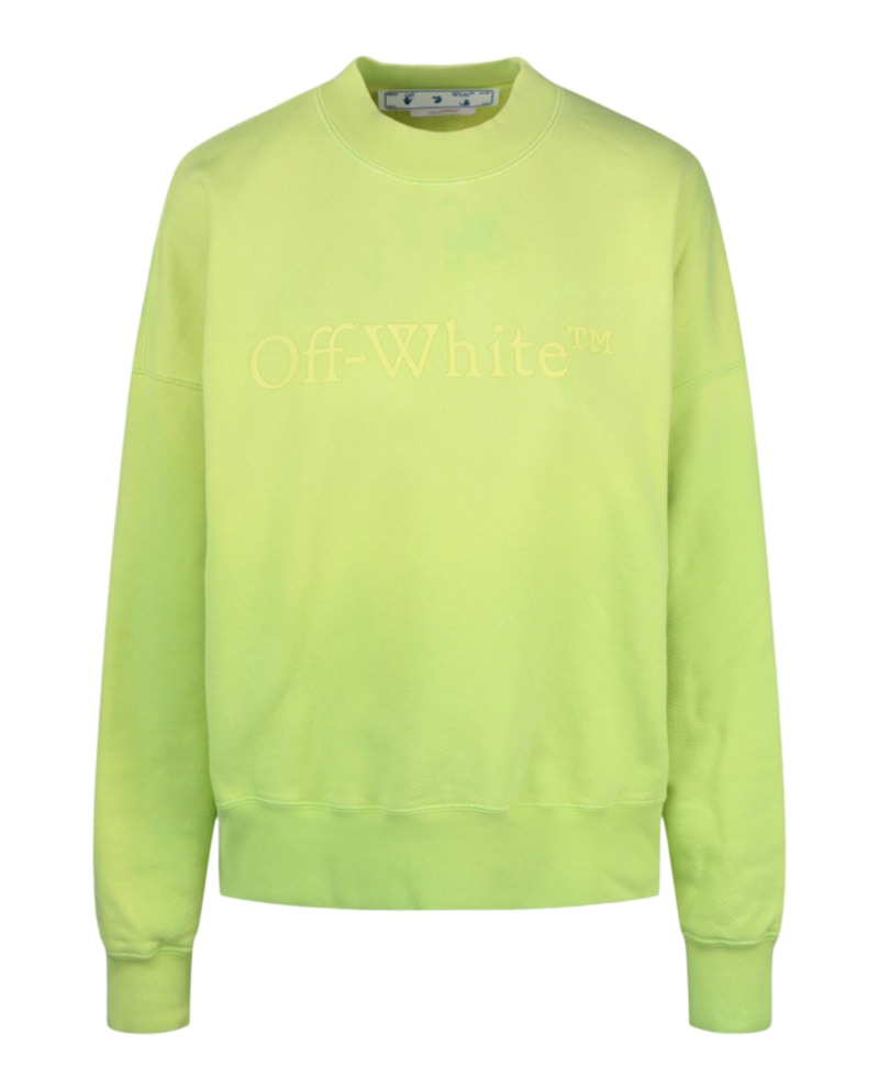 OFF-WHITE Laundry Crewneck Sweater Yellow