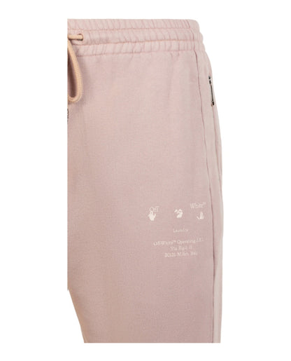 OFF-WHITE Laundry Paneled Sweatpants Beige