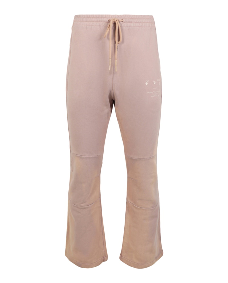 OFF-WHITE Laundry Paneled Sweatpants Beige