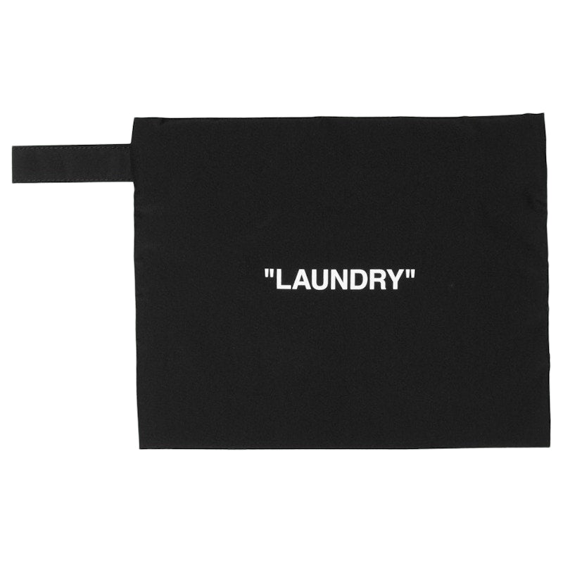 OFF-WHITE Laundry Pouch Black/White