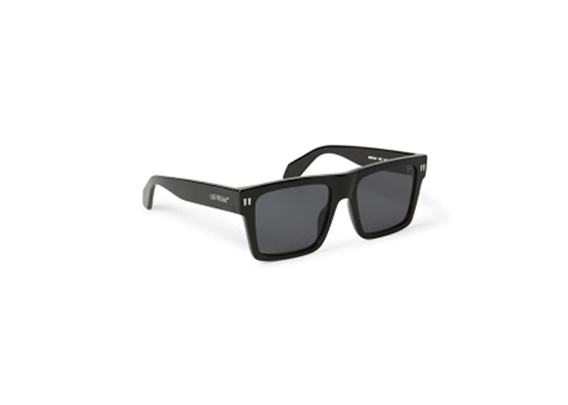 OFF-WHITE Lawton Square Sunglasses Black/Dark Grey (OERI109S24PLA0011007-FR / OERI109C99PLA0011007)