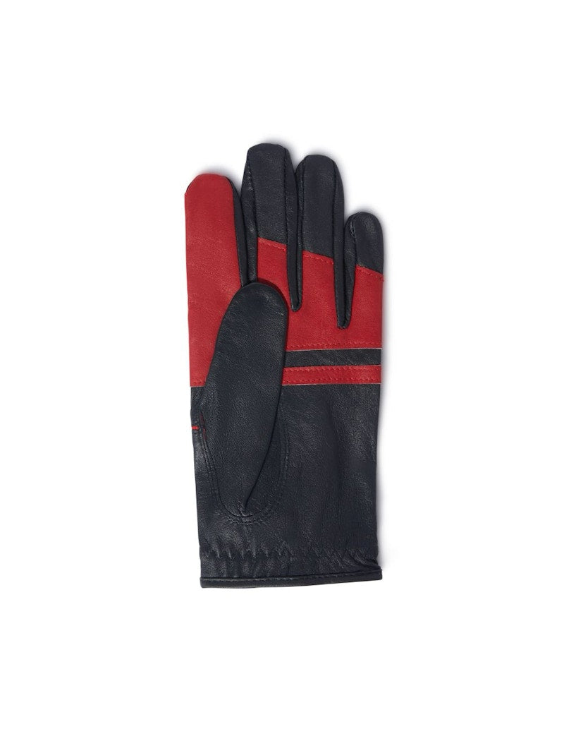 OFF-WHITE Leather Golf Gloves Black/Red
