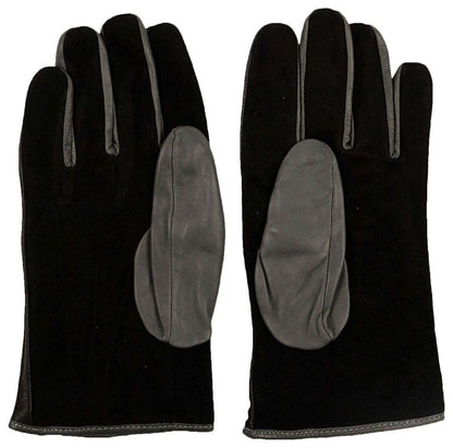 OFF-WHITE Leather Pivot Gloves Black