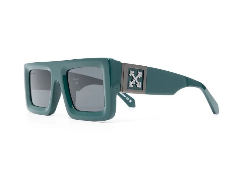 OFF-WHITE Leonardo Sunglasses Green (OERI049F22PLA0015507)