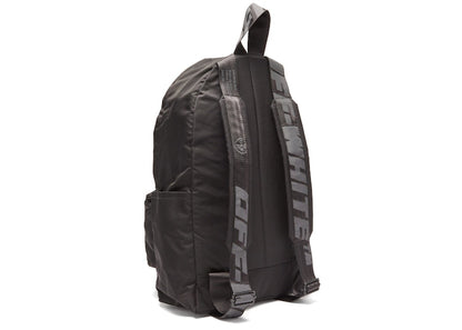 OFF-WHITE Logo Backpack Nylon Black