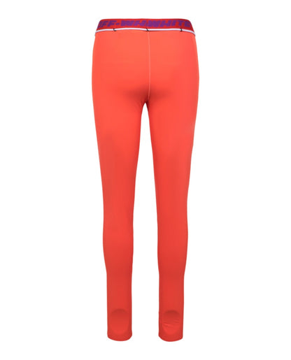 OFF-WHITE Logo Banded Leggings Orange
