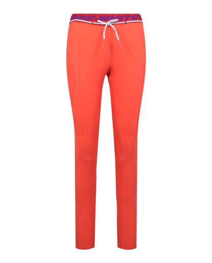 OFF-WHITE Logo Banded Leggings Orange