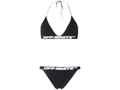 OFF-WHITE Logo Bikini Black/White