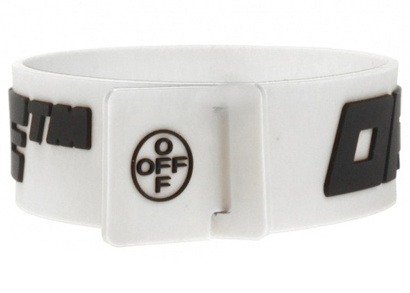 OFF-WHITE Logo Bracelet White