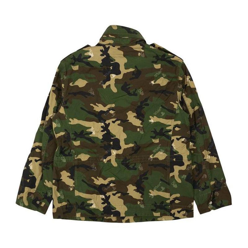 OFF-WHITE Logo Camo Field Jacket Green/Multi