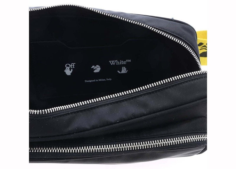 OFF-WHITE Logo Detail Belt Bag Black