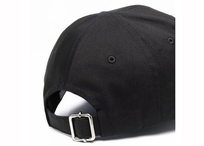 OFF-WHITE Logo Embroidered Baseball Cap Black/White