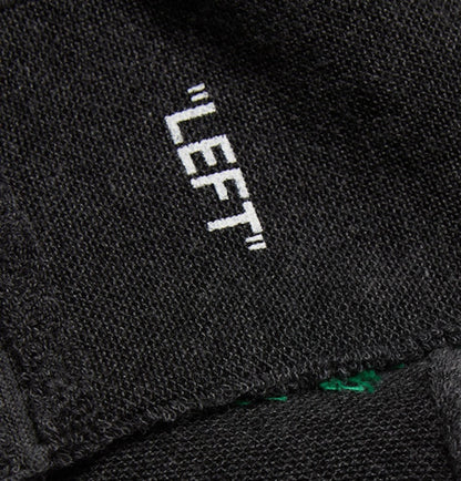 OFF-WHITE Logo Intarsia Stretch Socks (SS19) Charcoal/Green/White