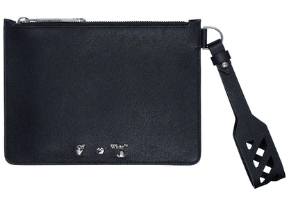OFF-WHITE Logo Pouch Black