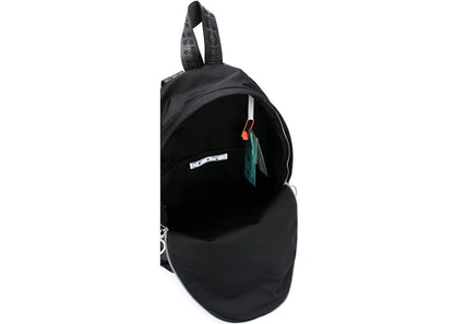 OFF-WHITE Logo Print Backpack Black