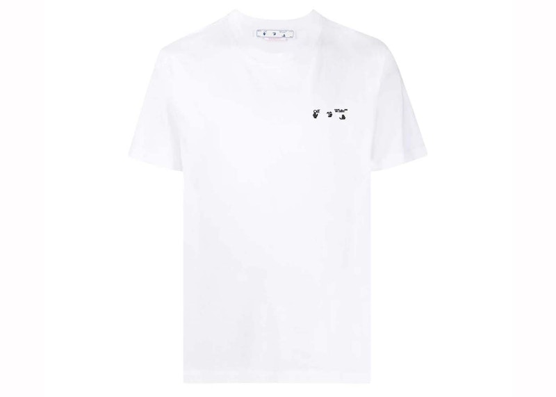 OFF-WHITE Logo Slim Short Sleeve T-shirt White