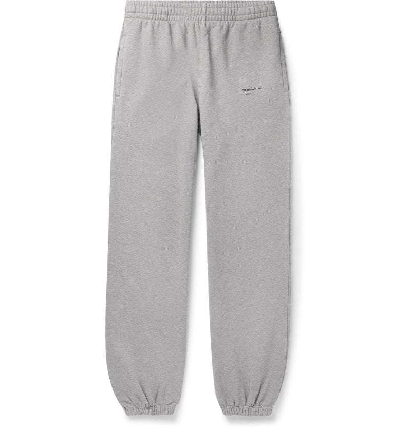 OFF-WHITE Logo Sweatpants Grey