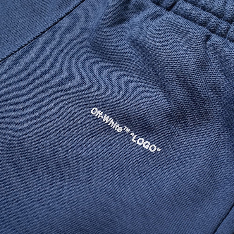 OFF-WHITE Logo Sweatpants Navy