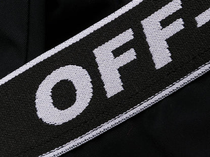 OFF-WHITE Logo-Tape Bikini Black/White
