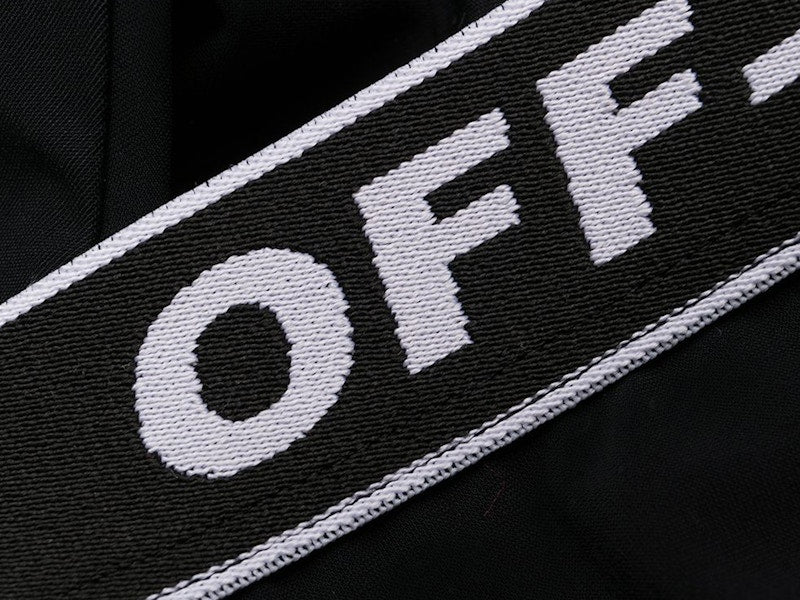 OFF-WHITE Logo-Tape Bikini Black/White