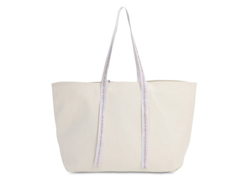 OFF-WHITE Logo Tote Canvas White