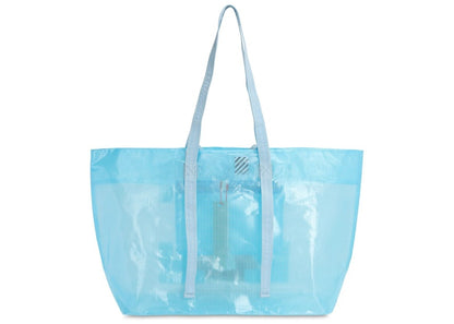 OFF-WHITE Logo Tote PVC Blue