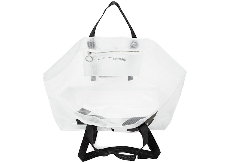 OFF-WHITE Logo Tote PVC White