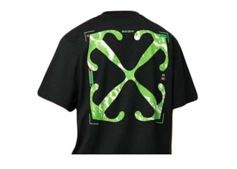 OFF-WHITE Lunar Cam Arrow S/S Tee Black/Green