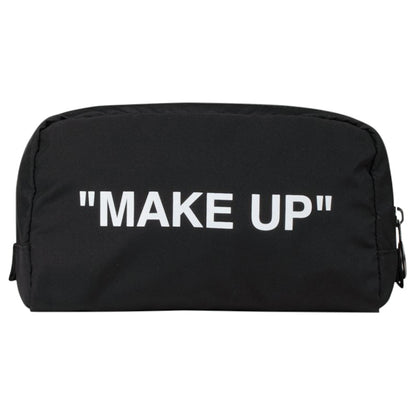 OFF-WHITE Make Up Pouch Black/White