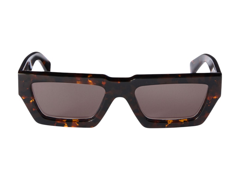 OFF-WHITE Manchester Sunglasses Havana/Dark Grey (OERI129C99PLA0016007)