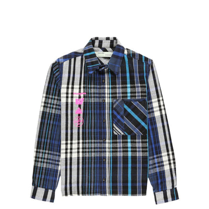 OFF-WHITE Mariana De Silva Plaid Shirt Blue/Black