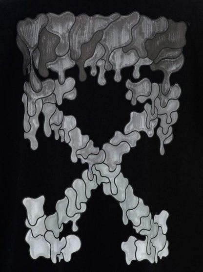 OFF-WHITE Marker Arrow Oversized T-shirt Black/Grey