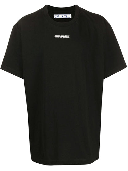 OFF-WHITE Marker Blue Arrows Oversized Tee Black