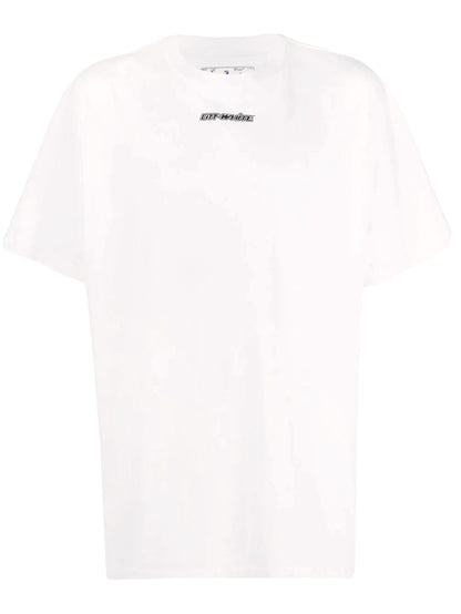 OFF-WHITE Marker Blue Arrows Oversized Tee White