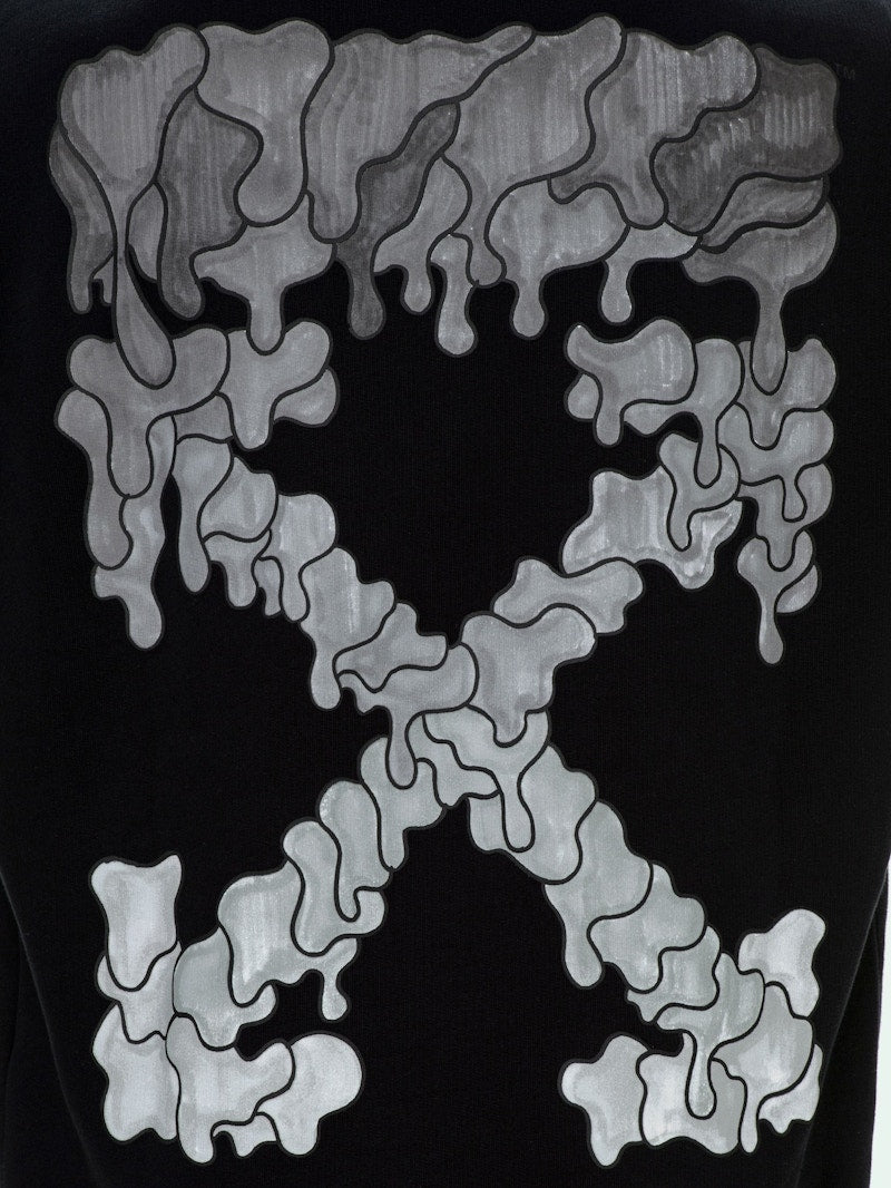 OFF-WHITE Marker Hoodie Black/Grey