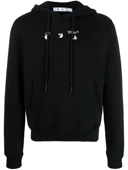 OFF-WHITE Marker Hoodie Black/Grey
