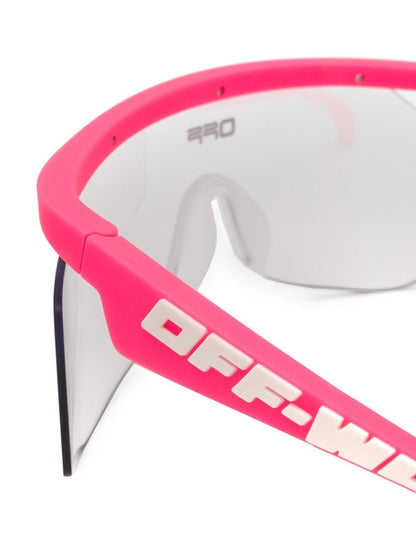 OFF-WHITE Mask Sunglasses Fuchsia/White (OMRI003S20I060412801)