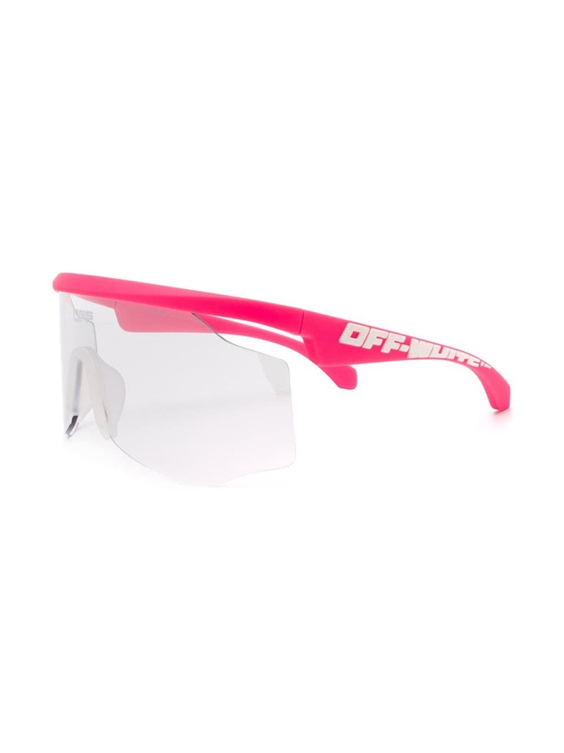 OFF-WHITE Mask Sunglasses Fuchsia/White (OMRI003S20I060412801)