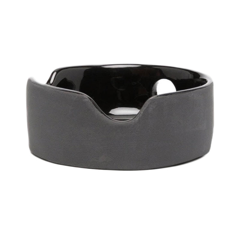 OFF-WHITE Matte Ceramic Cut Out Ashtray Black