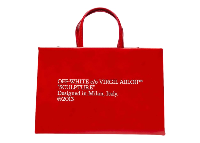 OFF-WHITE Medium Box Bag Red
