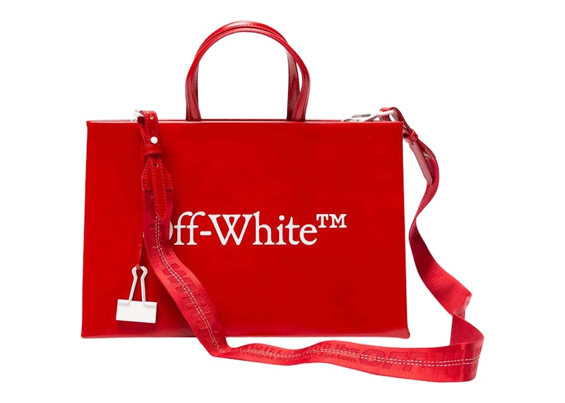 OFF-WHITE Medium Box Bag Red