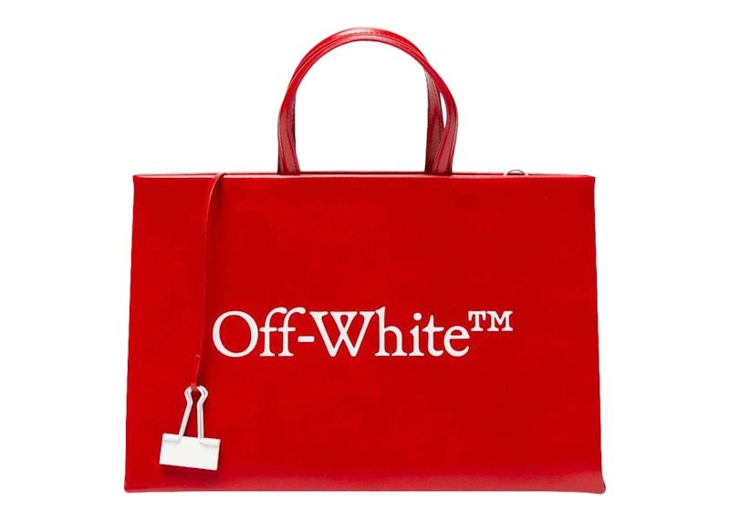 OFF-WHITE Medium Box Bag Red